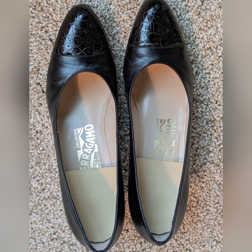 Authentic Salvatore Ferragamo Margaret Calfskin Women's Heels